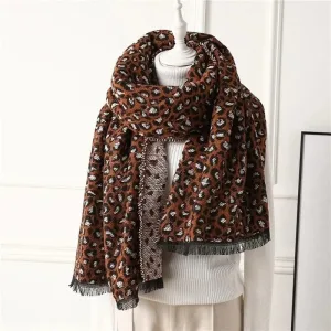 Animal print scarf