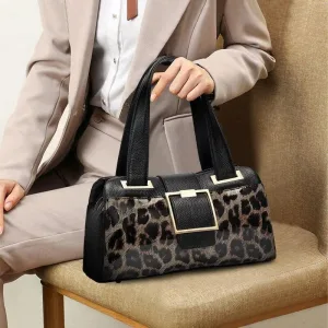 Cheetah print handbag