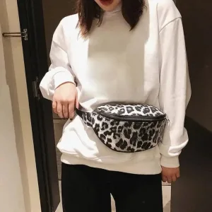 Leopard fanny pack