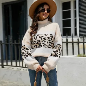 Snow leopard sweater