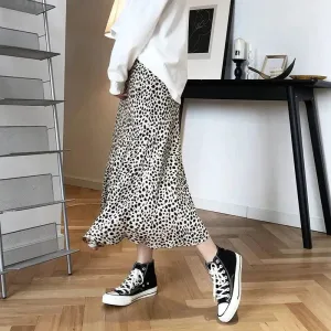 Womens leopard skirt